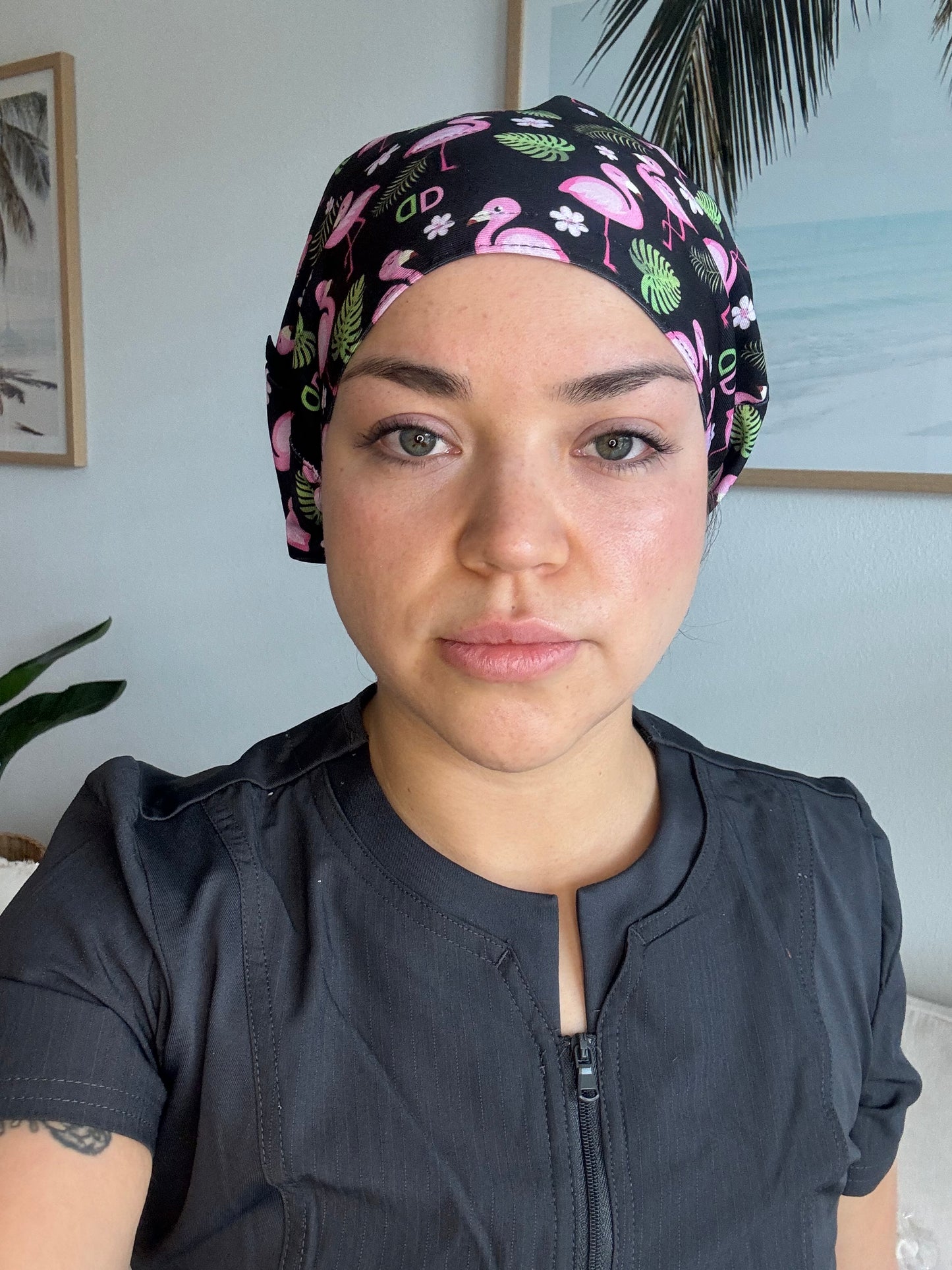 Scrub Hat - Flamingo