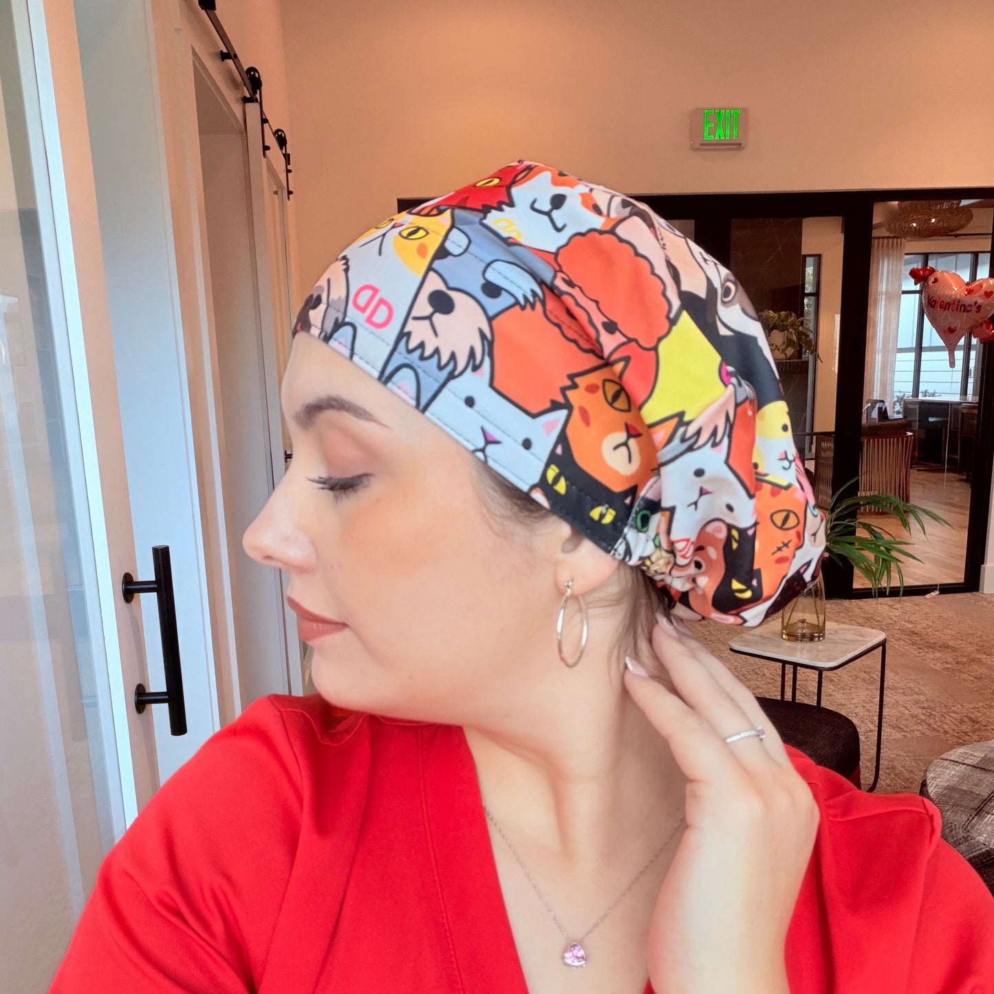 Scrub Hat - Cats & Dogs