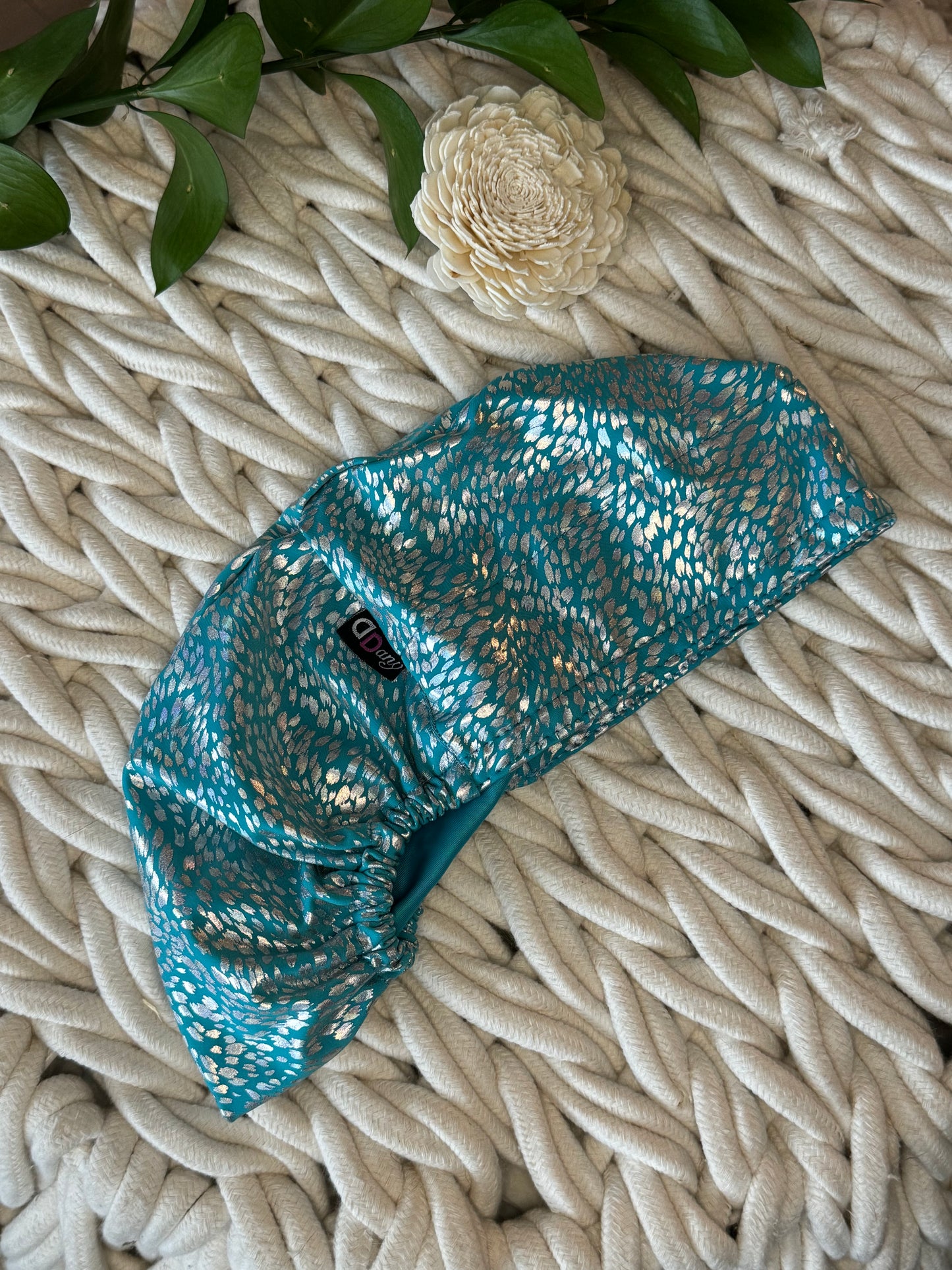 Scrub Hat - Turquoise Glow