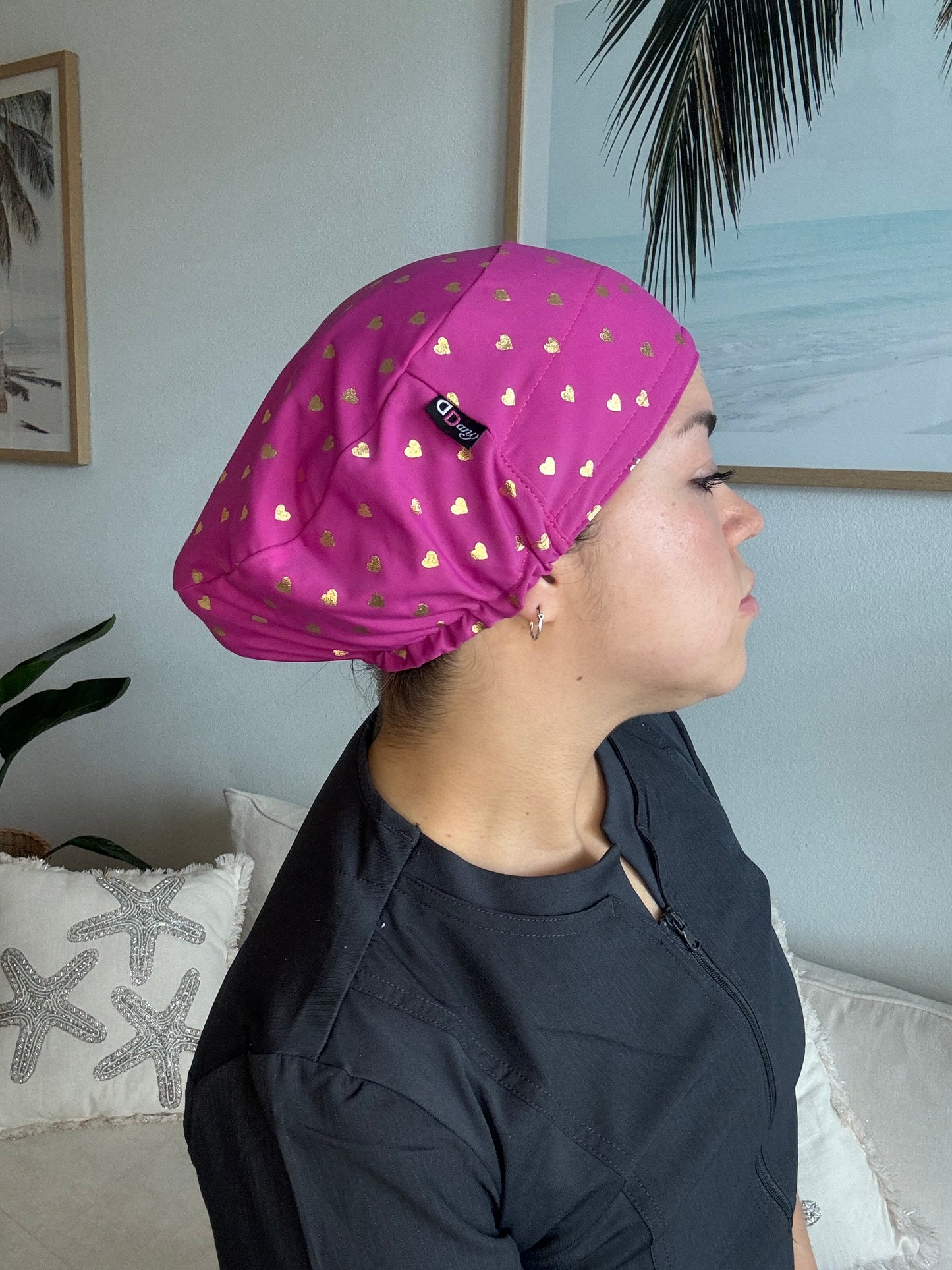 Scrub Hat - Hearts