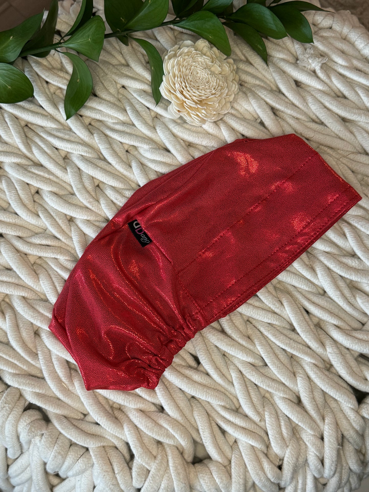 Scrub Hat - Red Glow