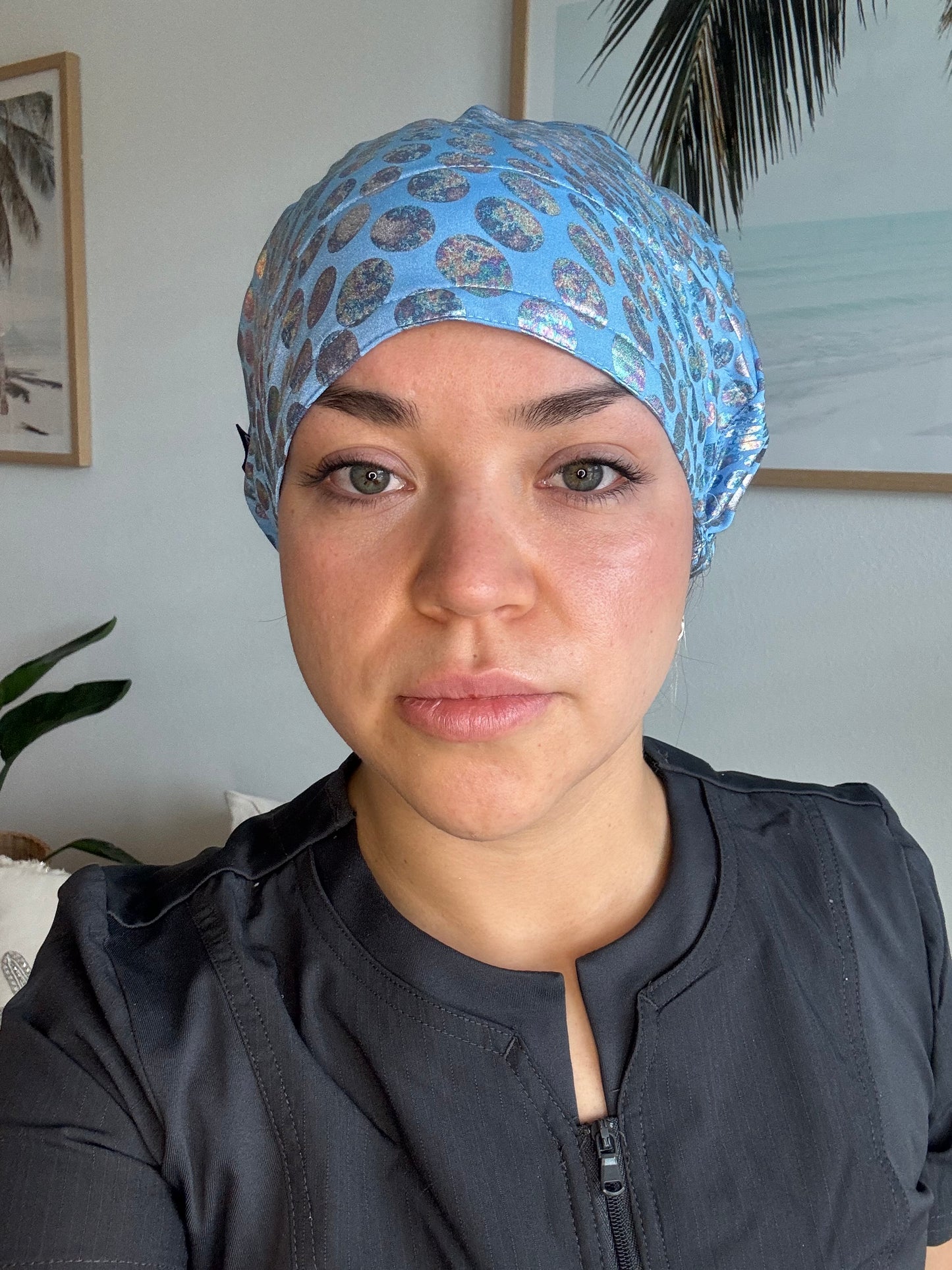 Scrub Hat - Bubbles Glow