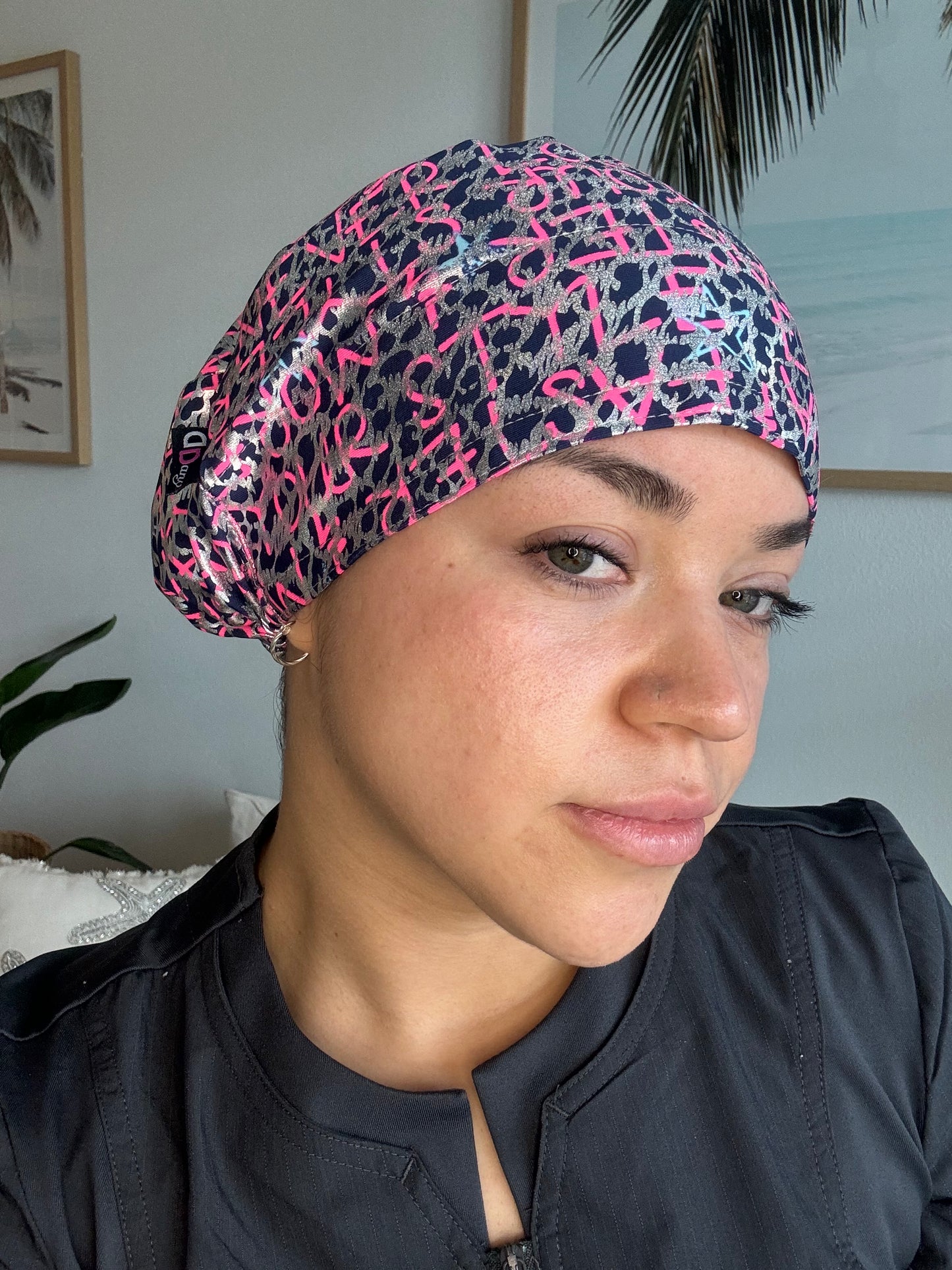 Scrub Hat - Letter Glow
