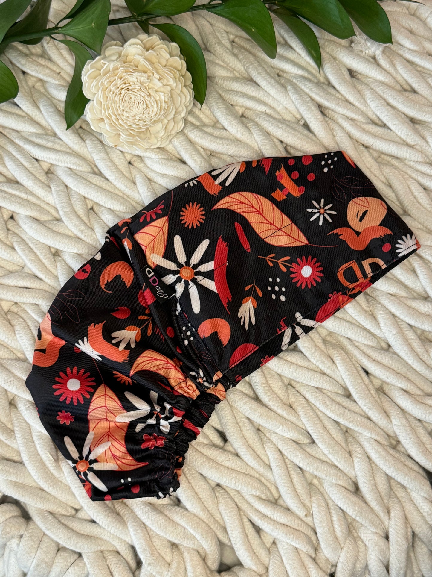 Scrub Hat - Abstracto Red