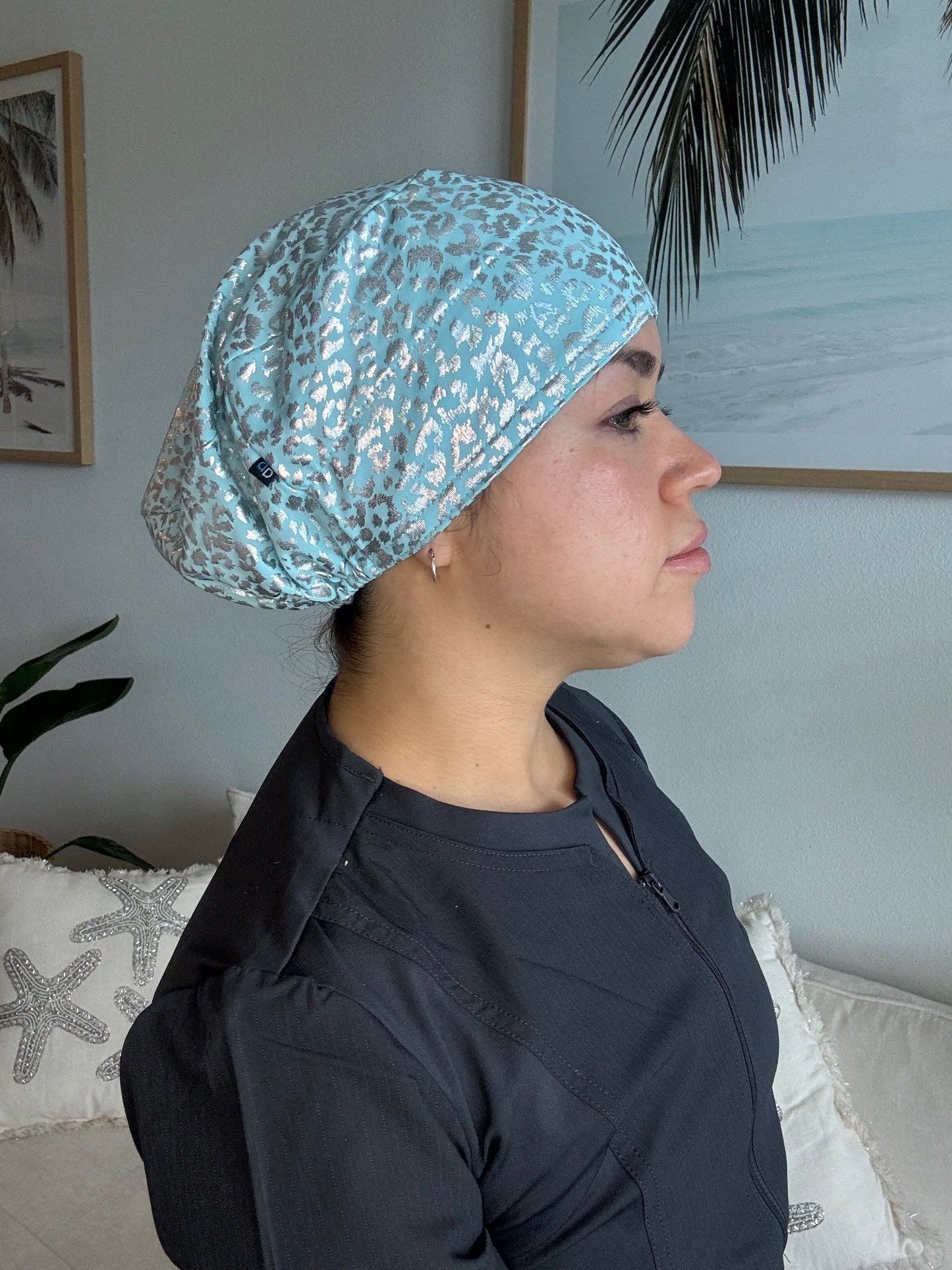 Scrub Hat - Aqua Glow