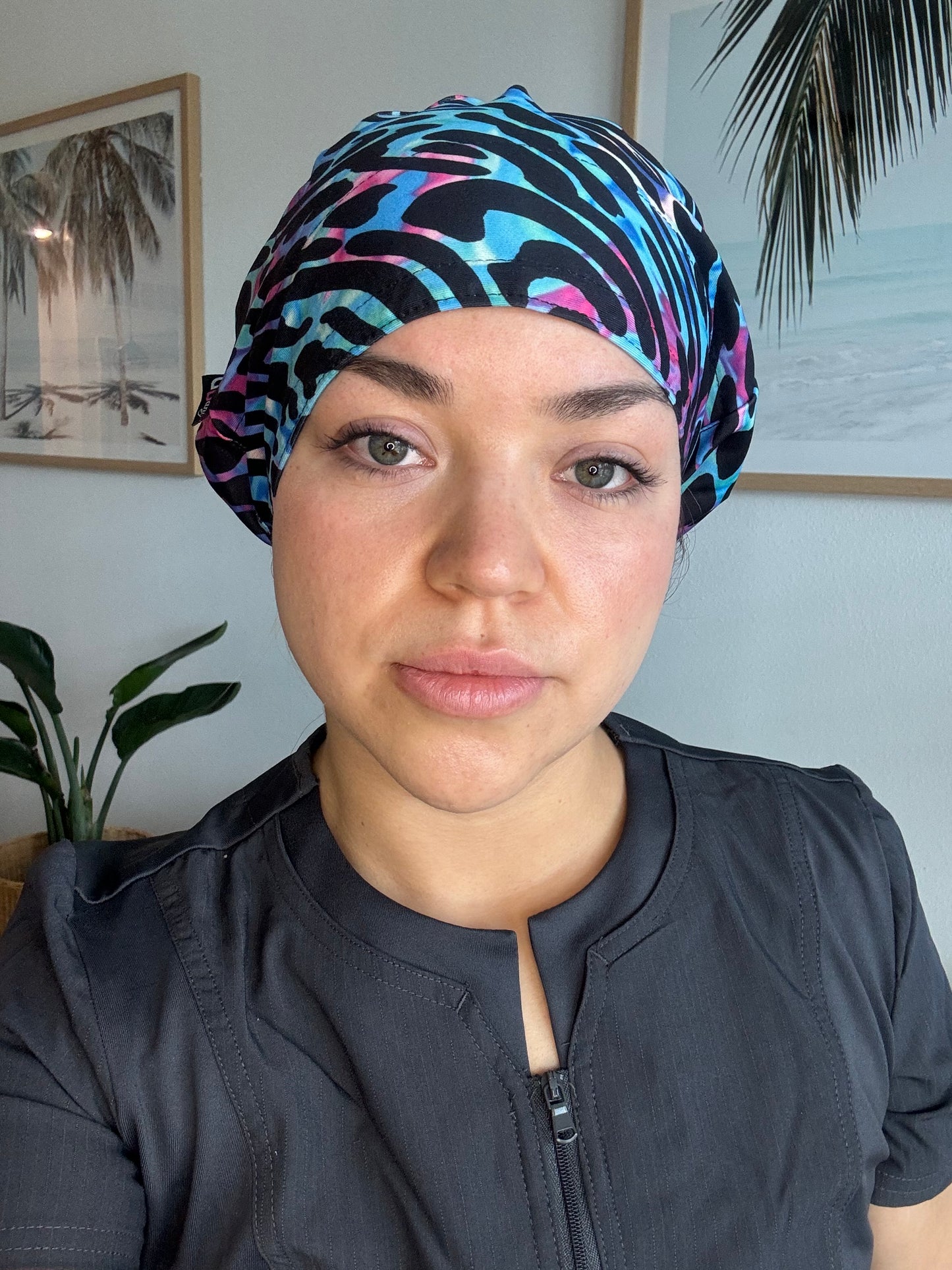 Scrub Hat - Zebra