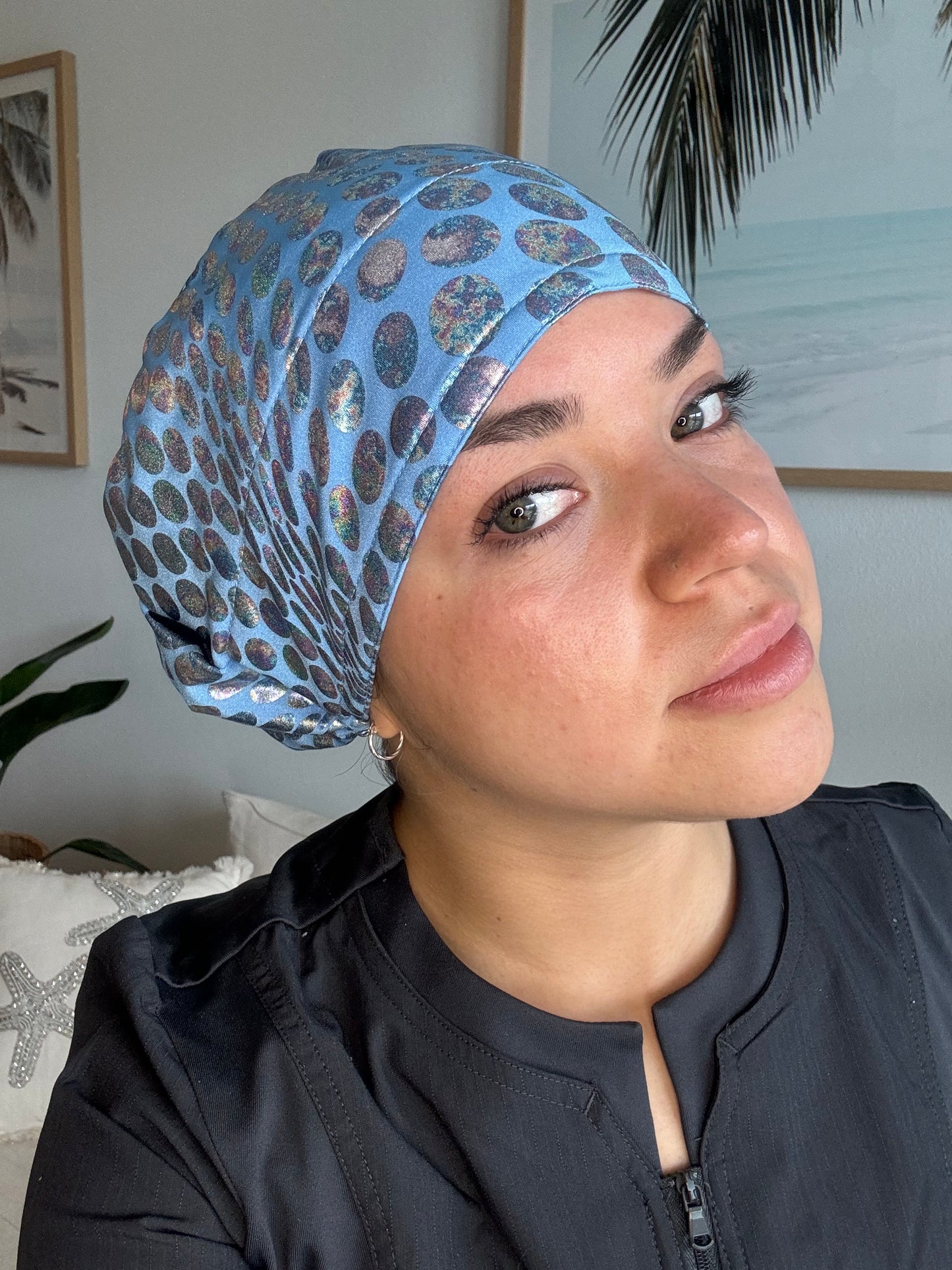 Scrub Hat - Bubbles Glow