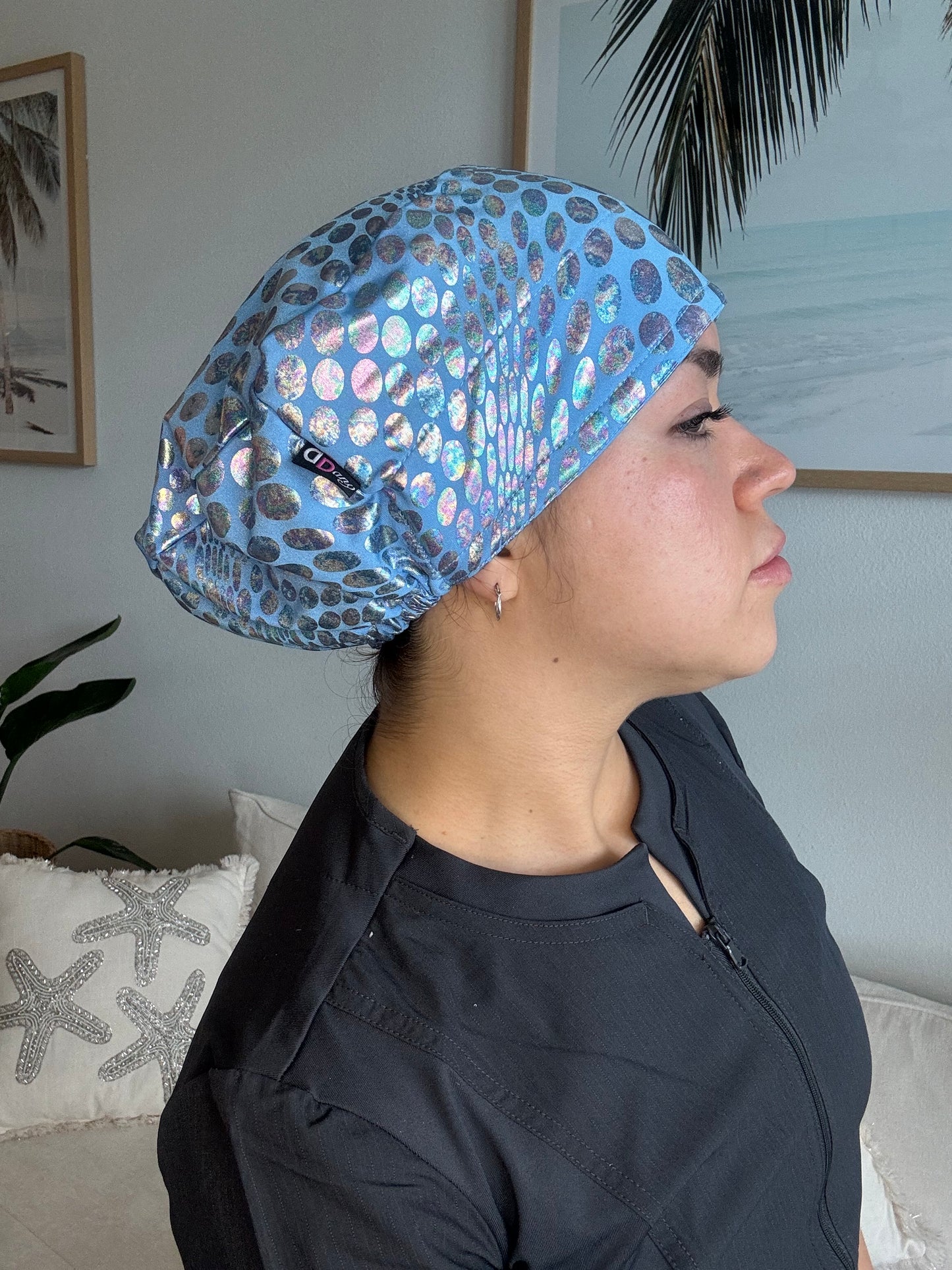 Scrub Hat - Bubbles Glow
