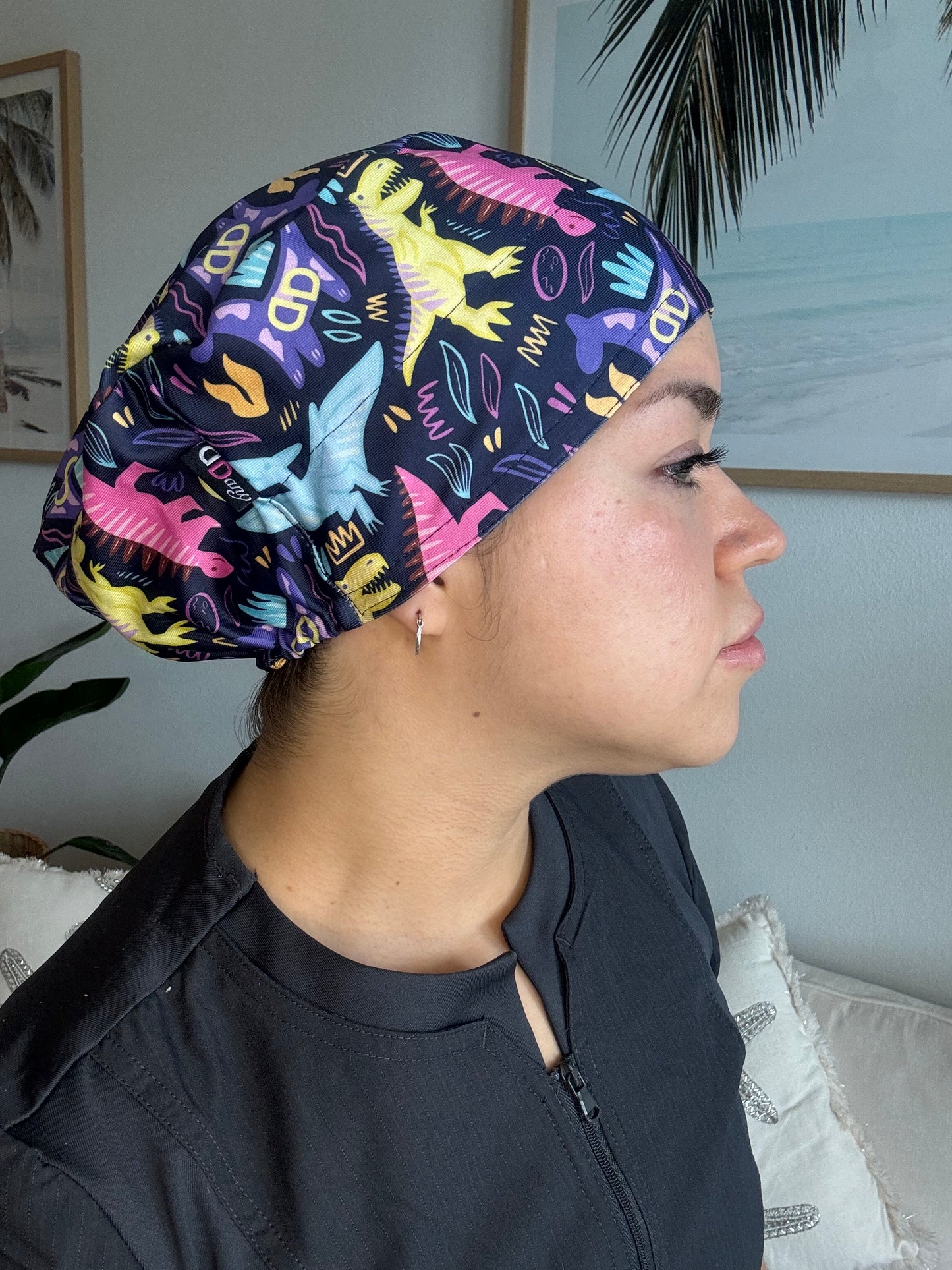 Scrub Hat - Colors Dinosaurs