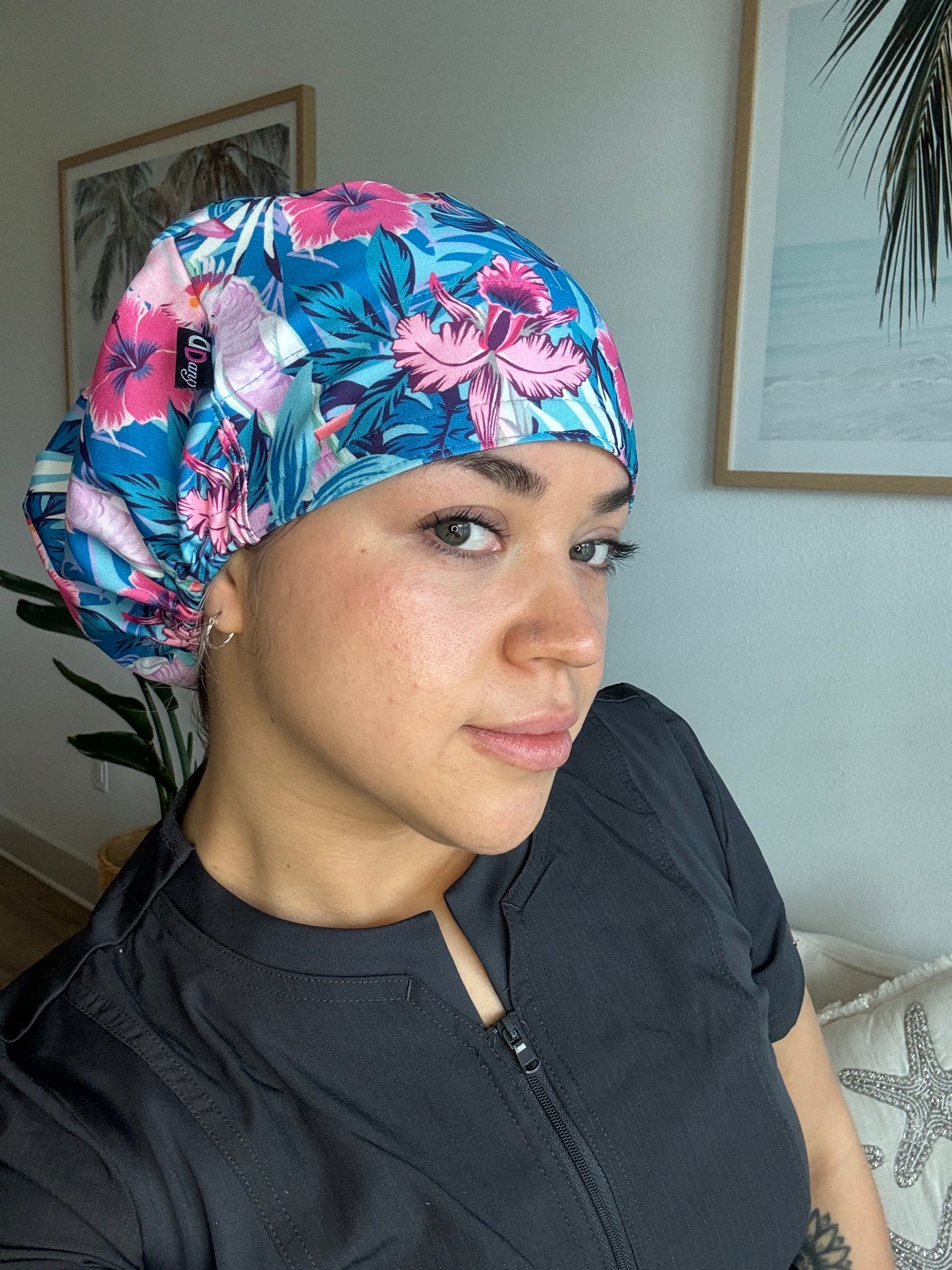 Scrub Hat - Orquidea
