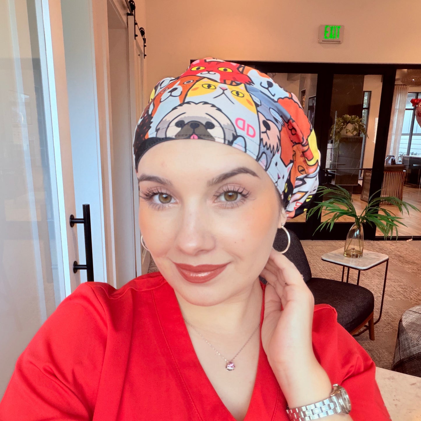 Scrub Hat - Cats & Dogs