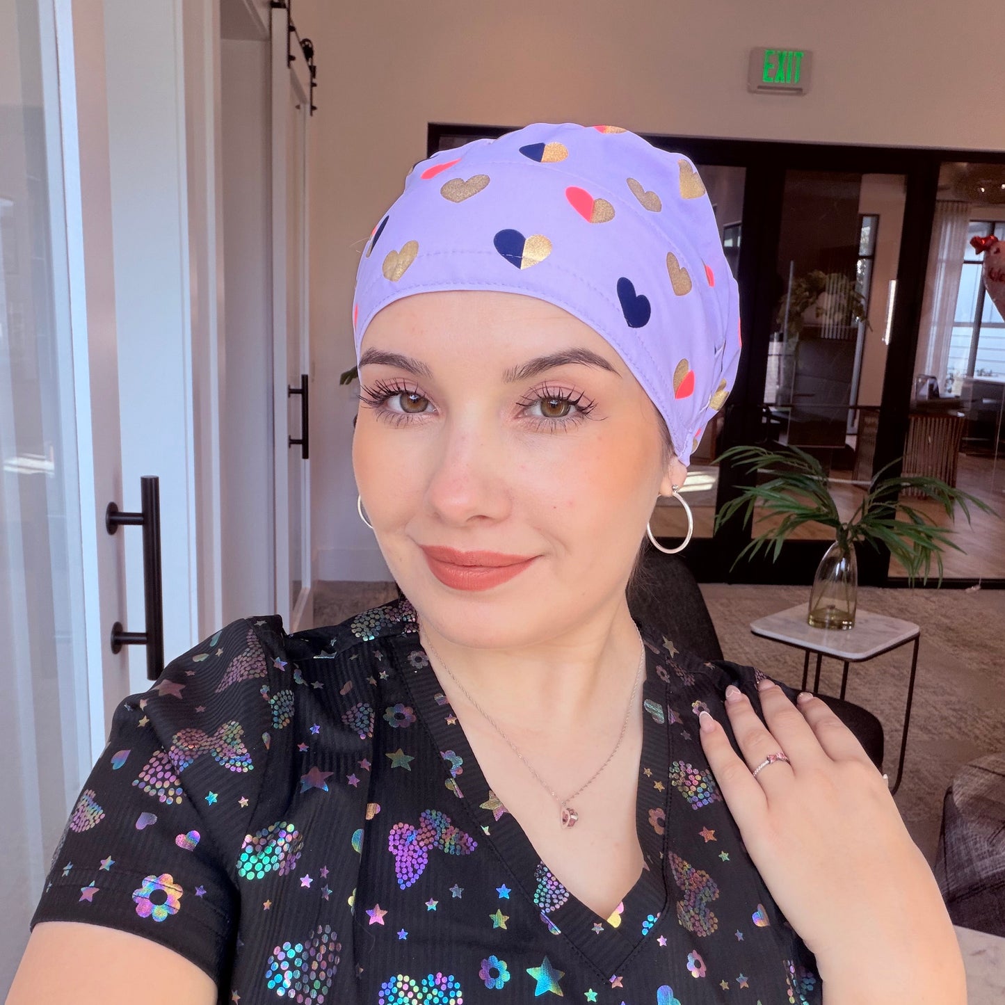 Scrub Hat - Lilac Glow