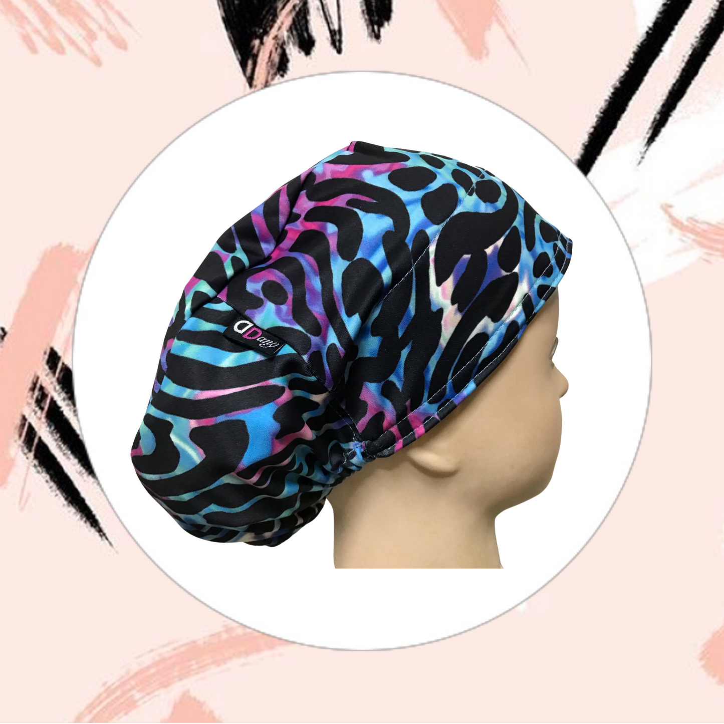 Scrub Hat - Zebra