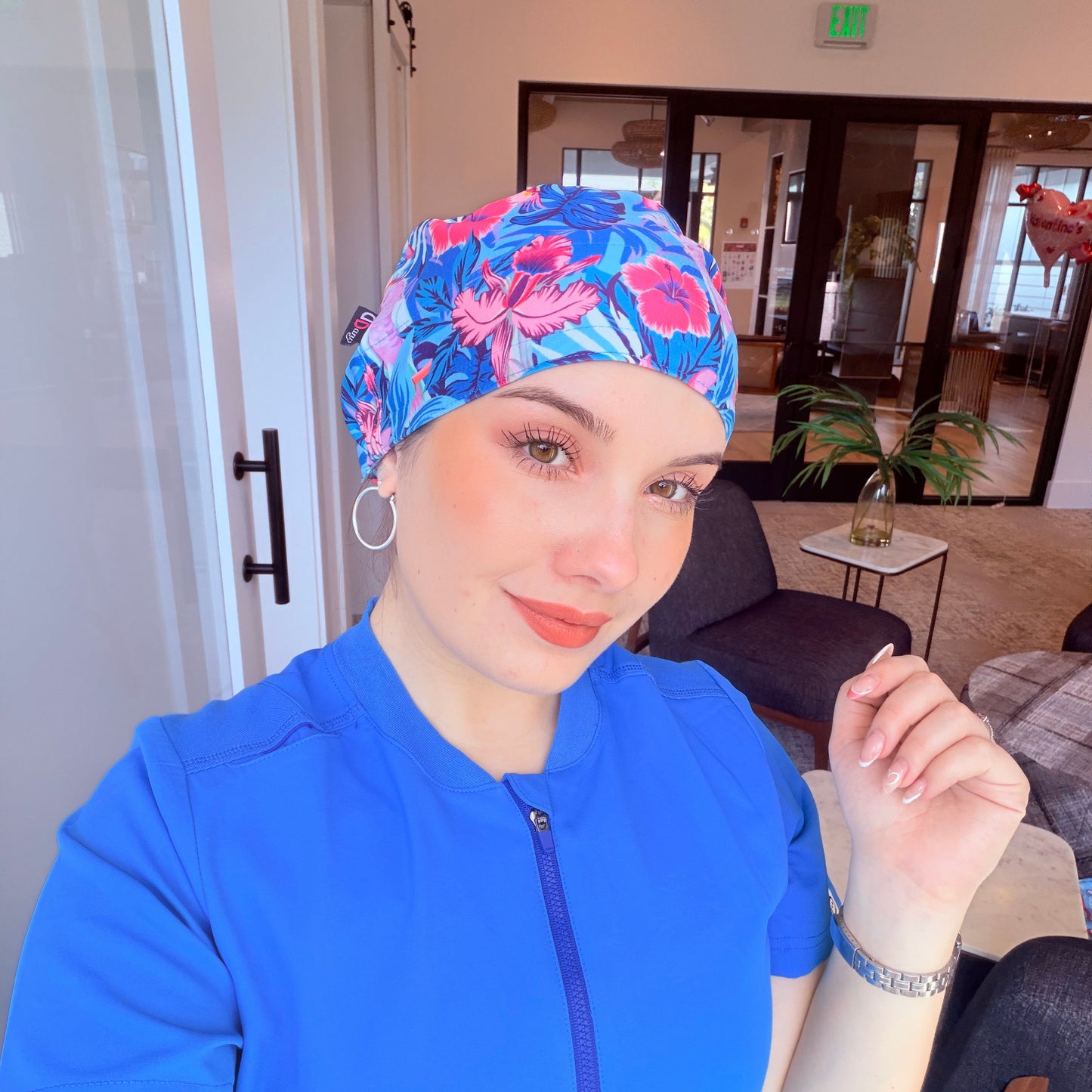 Scrub Hat - Orquidea