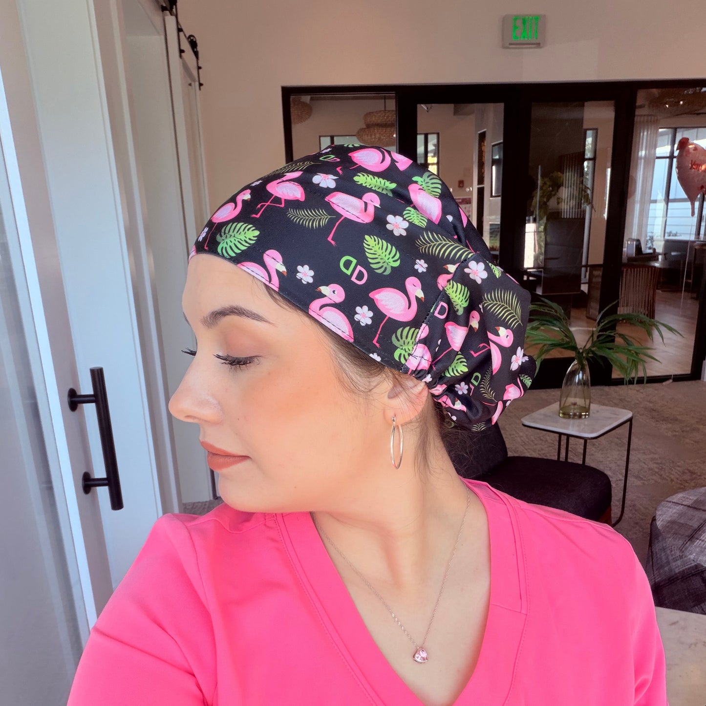 Scrub Hat - Flamingo