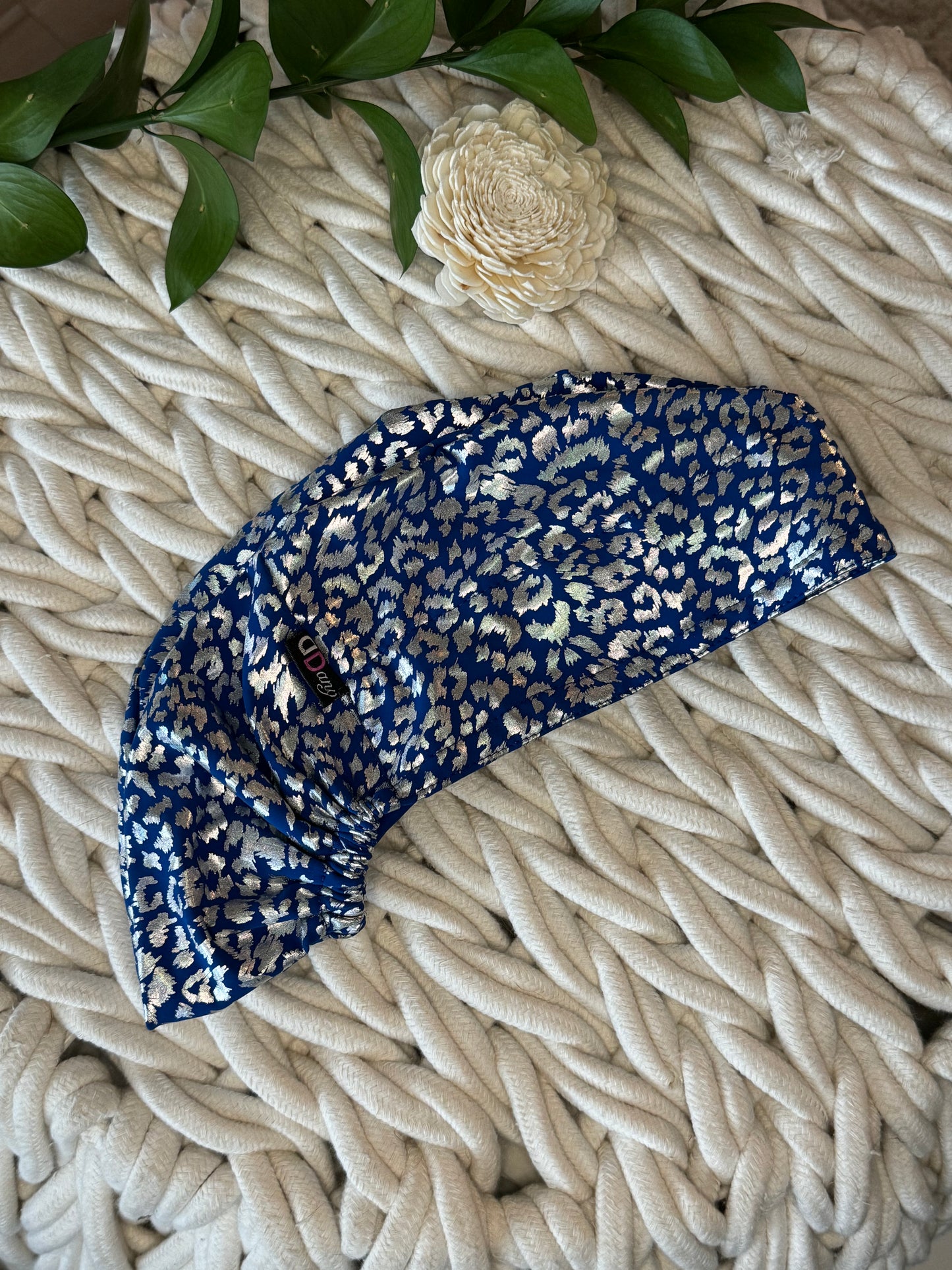 Scrub Hat - Royal Print Glow
