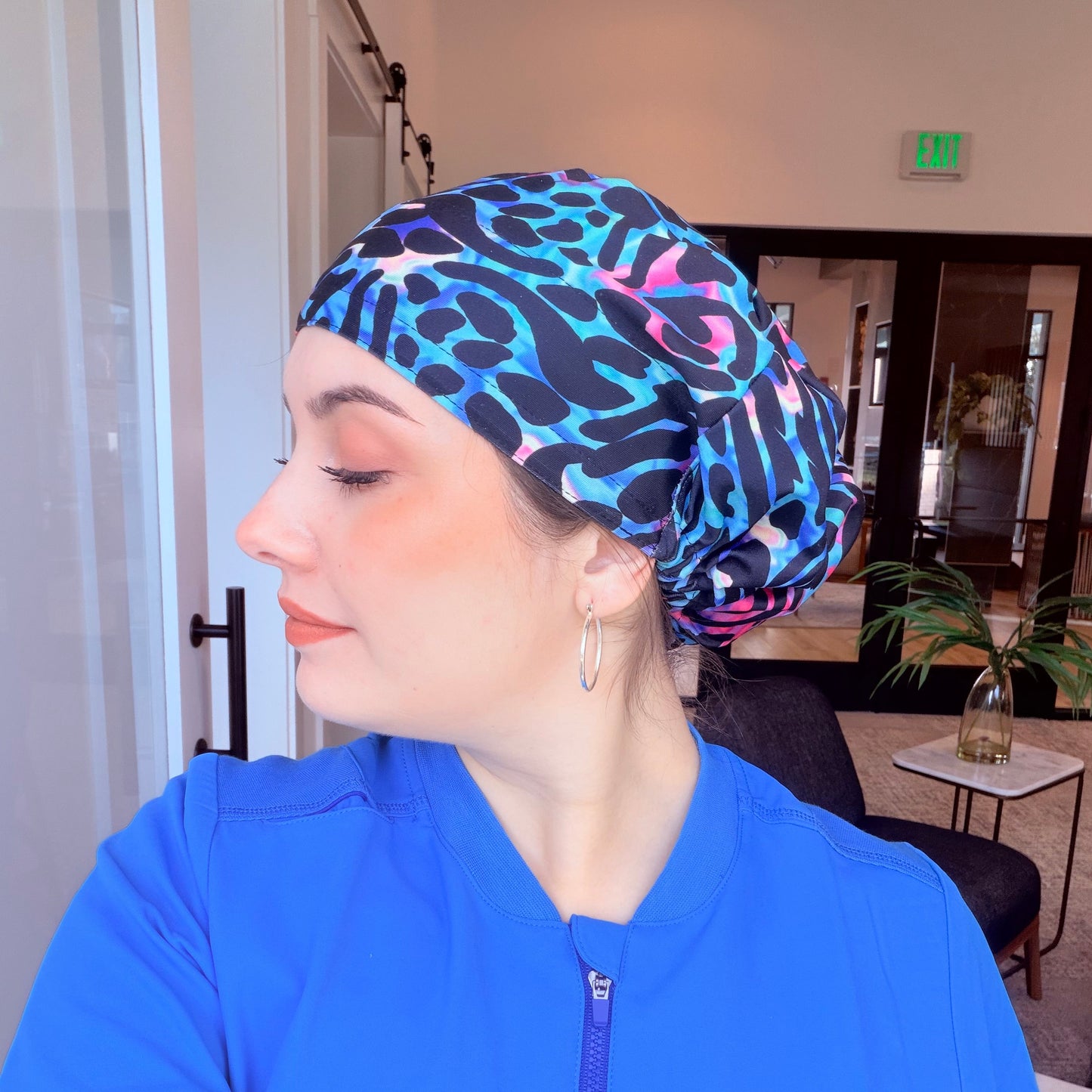 Scrub Hat - Zebra