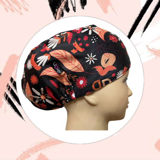 Scrub Hat - Abstracto Red