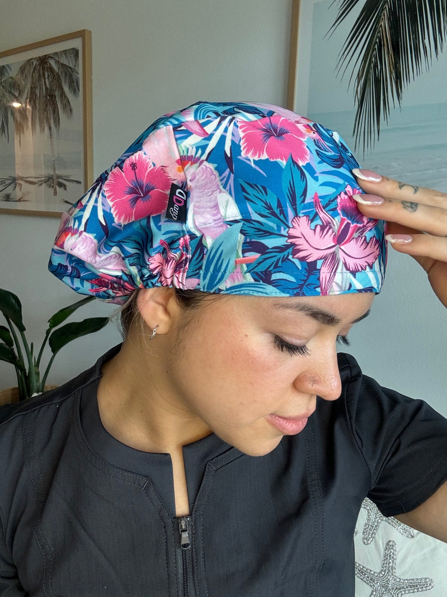 Scrub Hat - Orquidea