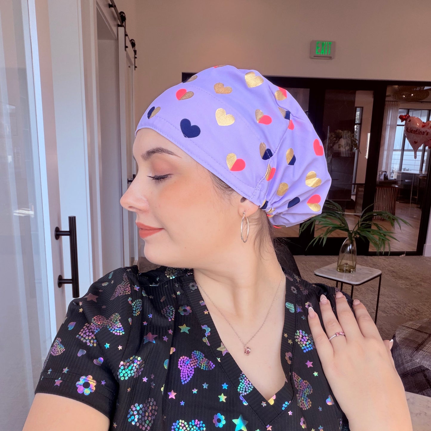 Scrub Hat - Lilac Glow