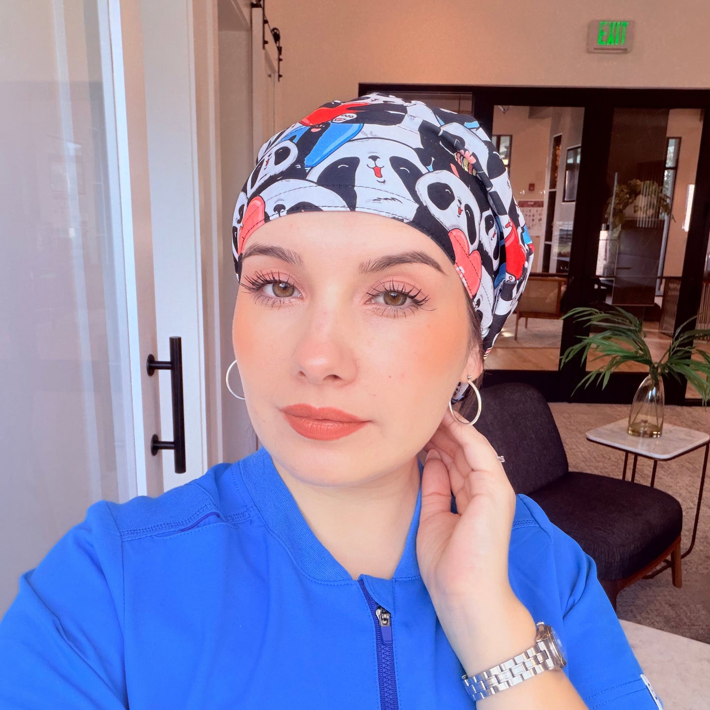 Scrub Hat - Panda