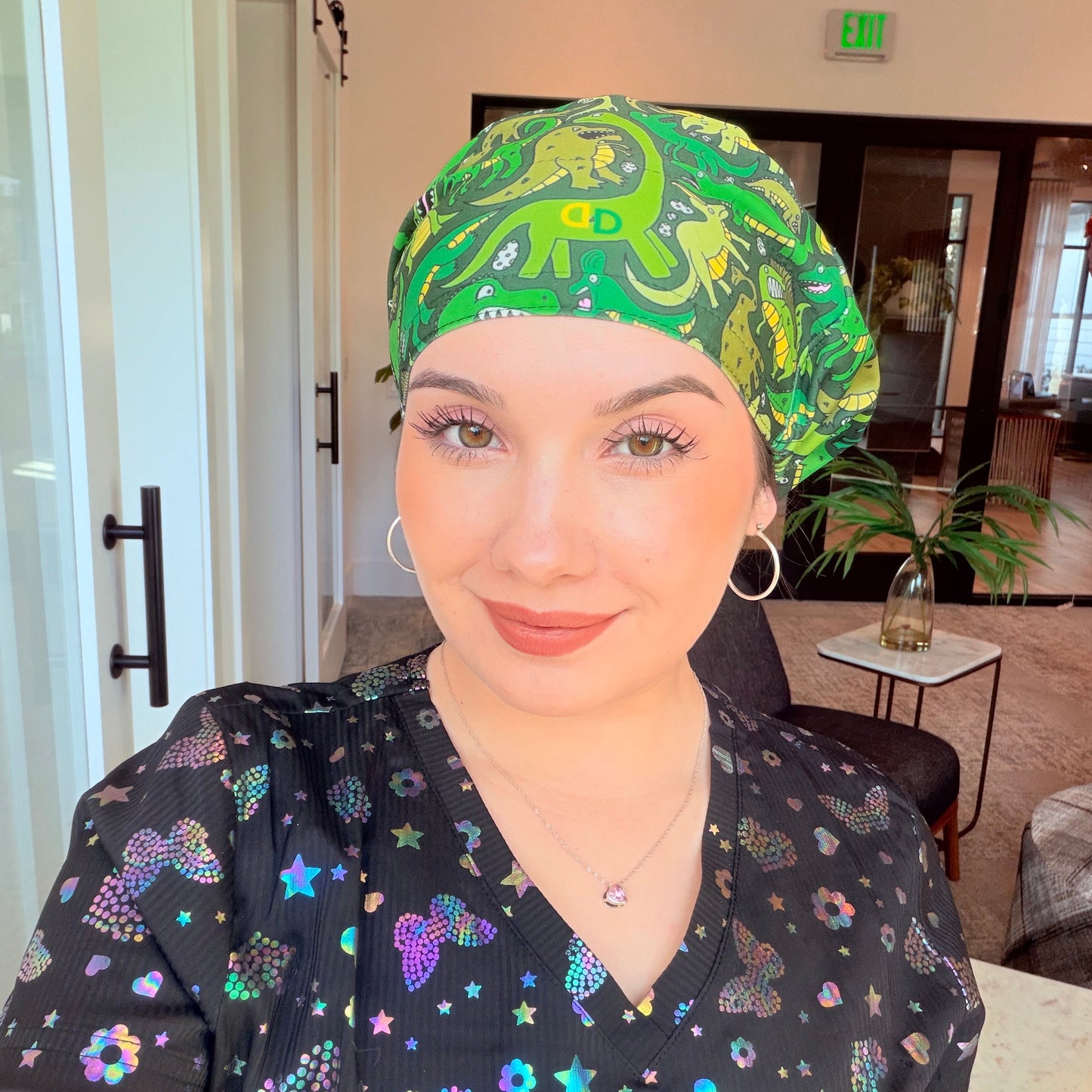 Scrub Hat - Dinosaurs