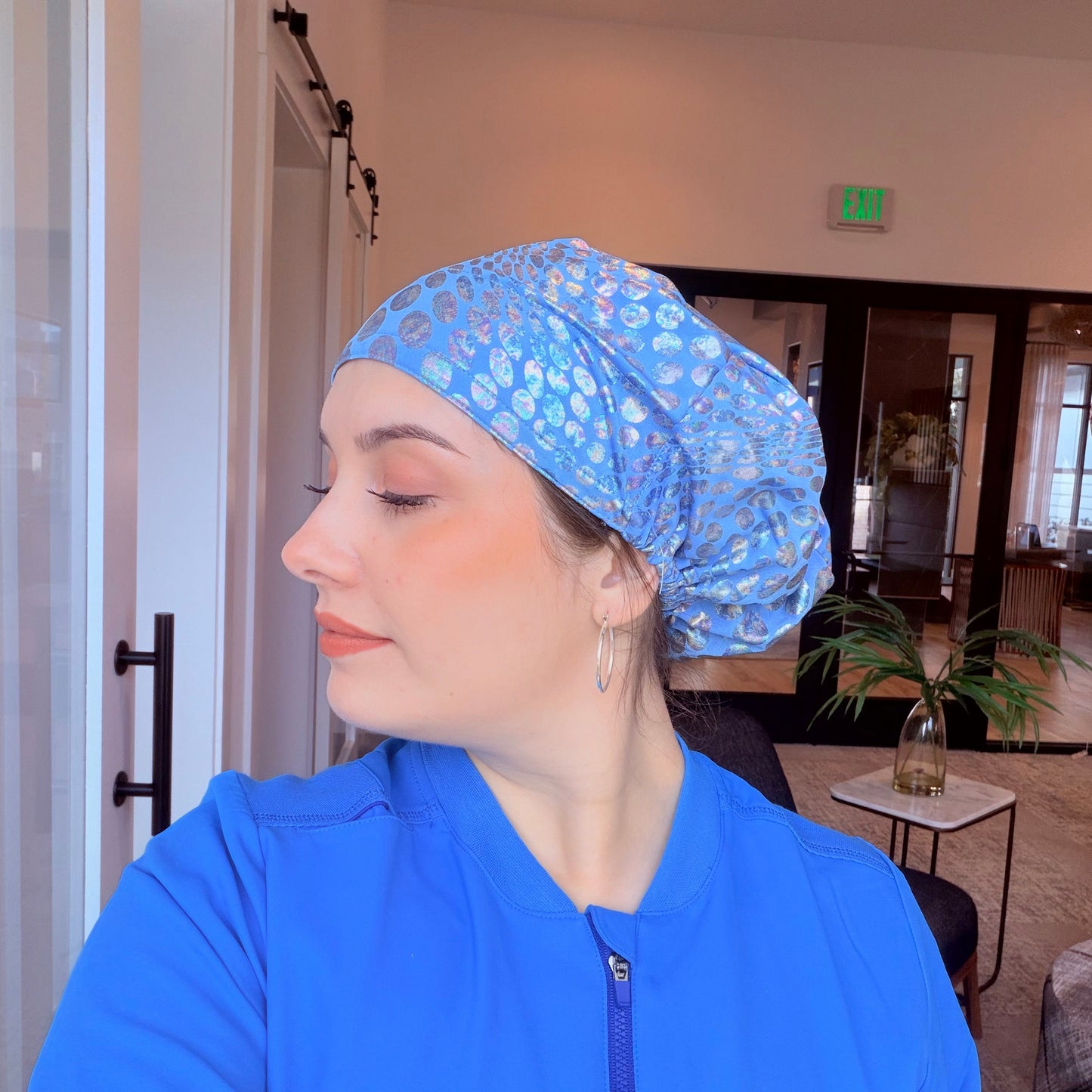 Scrub Hat - Bubbles Glow