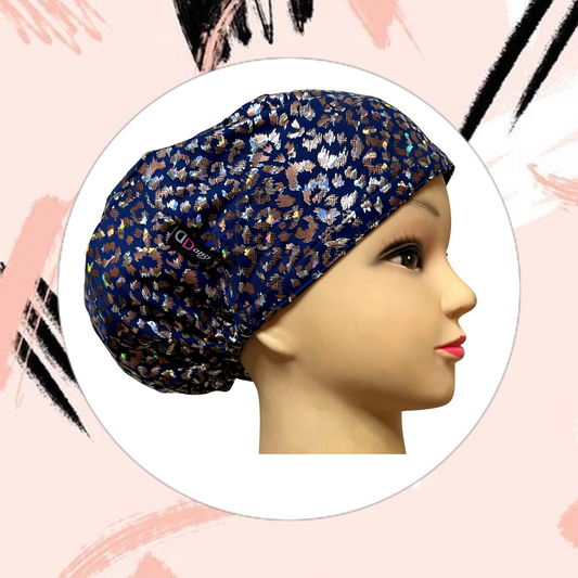 Scrub Hat - Leopard Glow