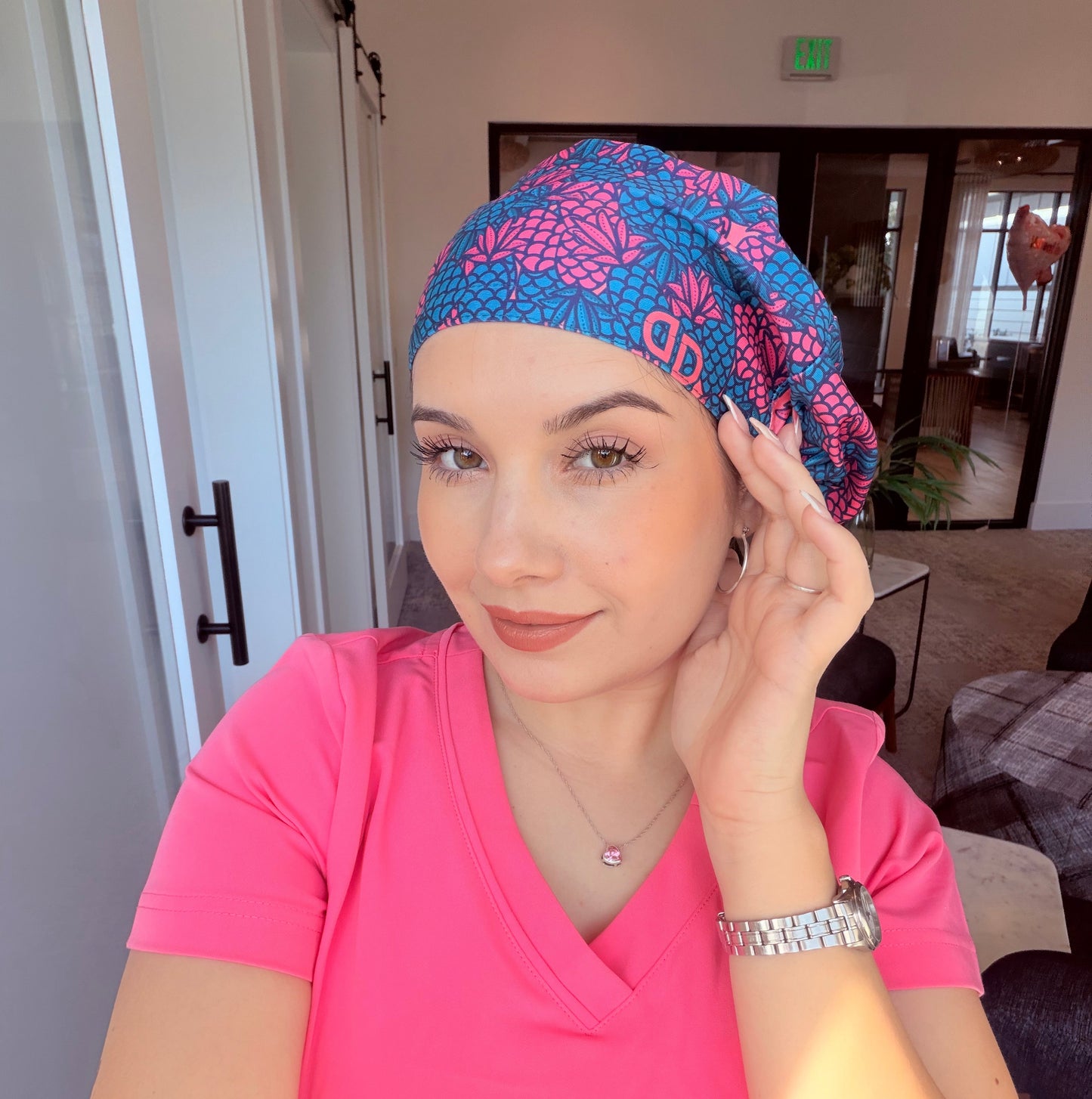 Scrub Hat - Pineapple