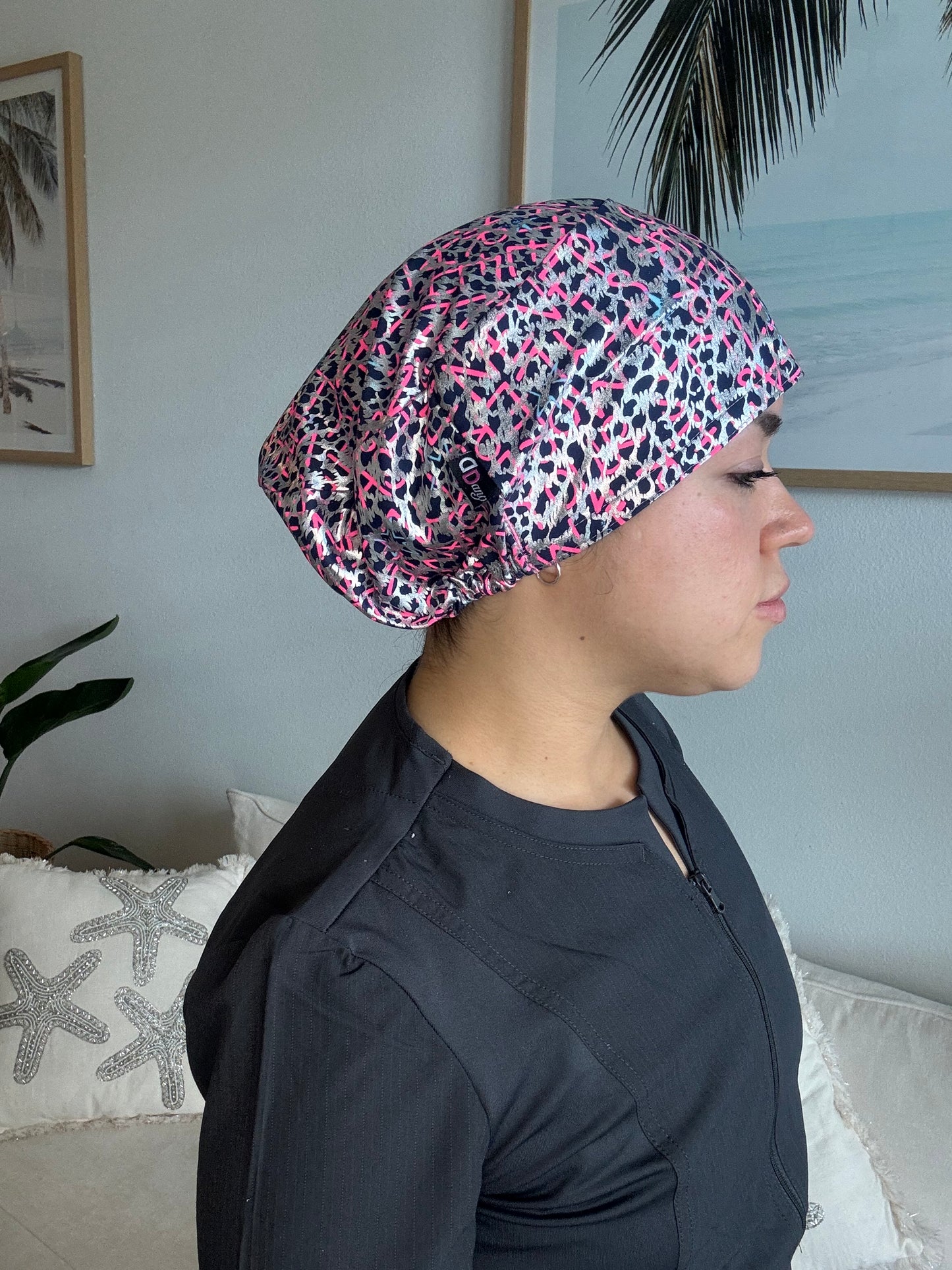 Scrub Hat - Letter Glow