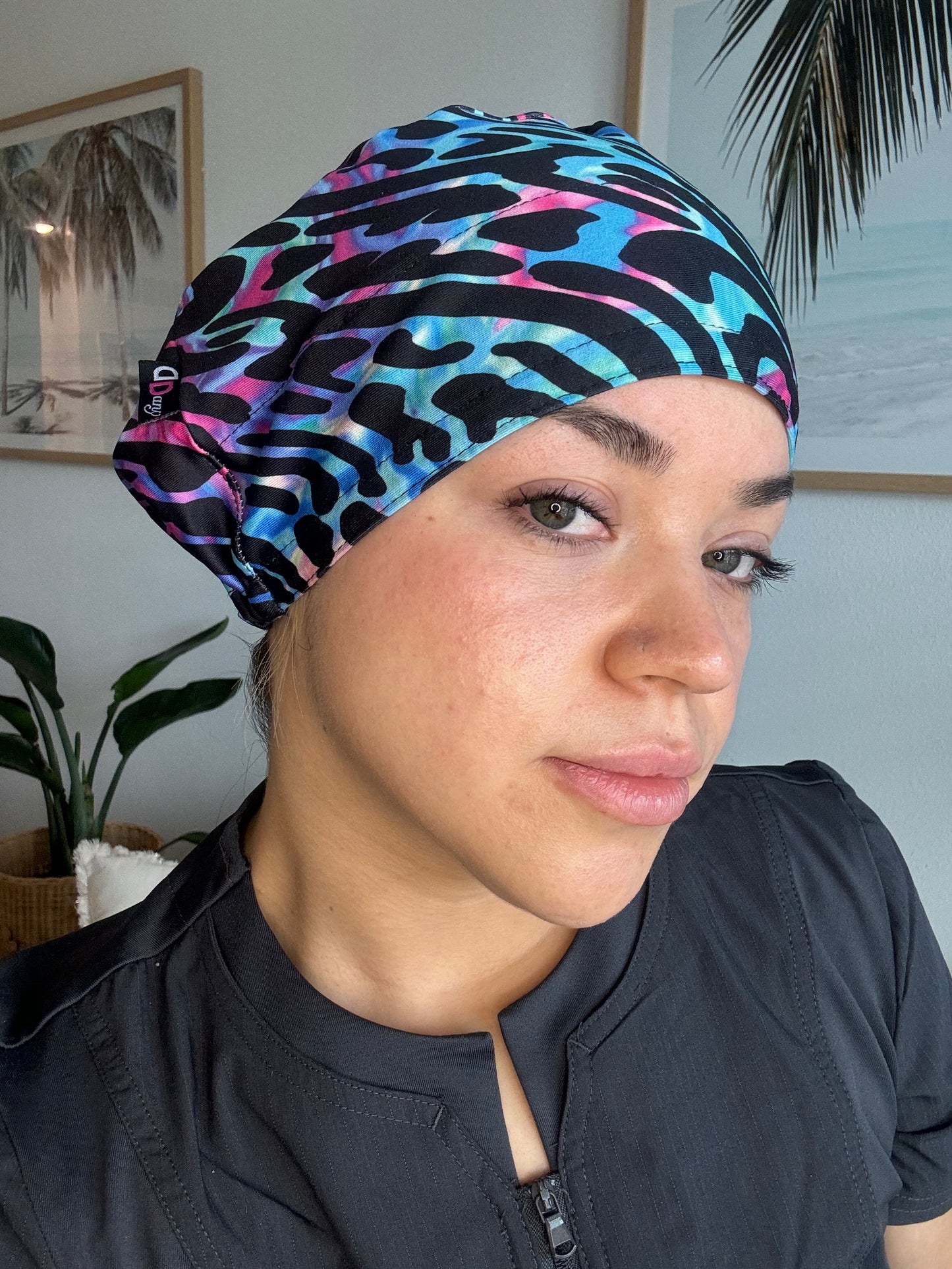 Scrub Hat - Zebra