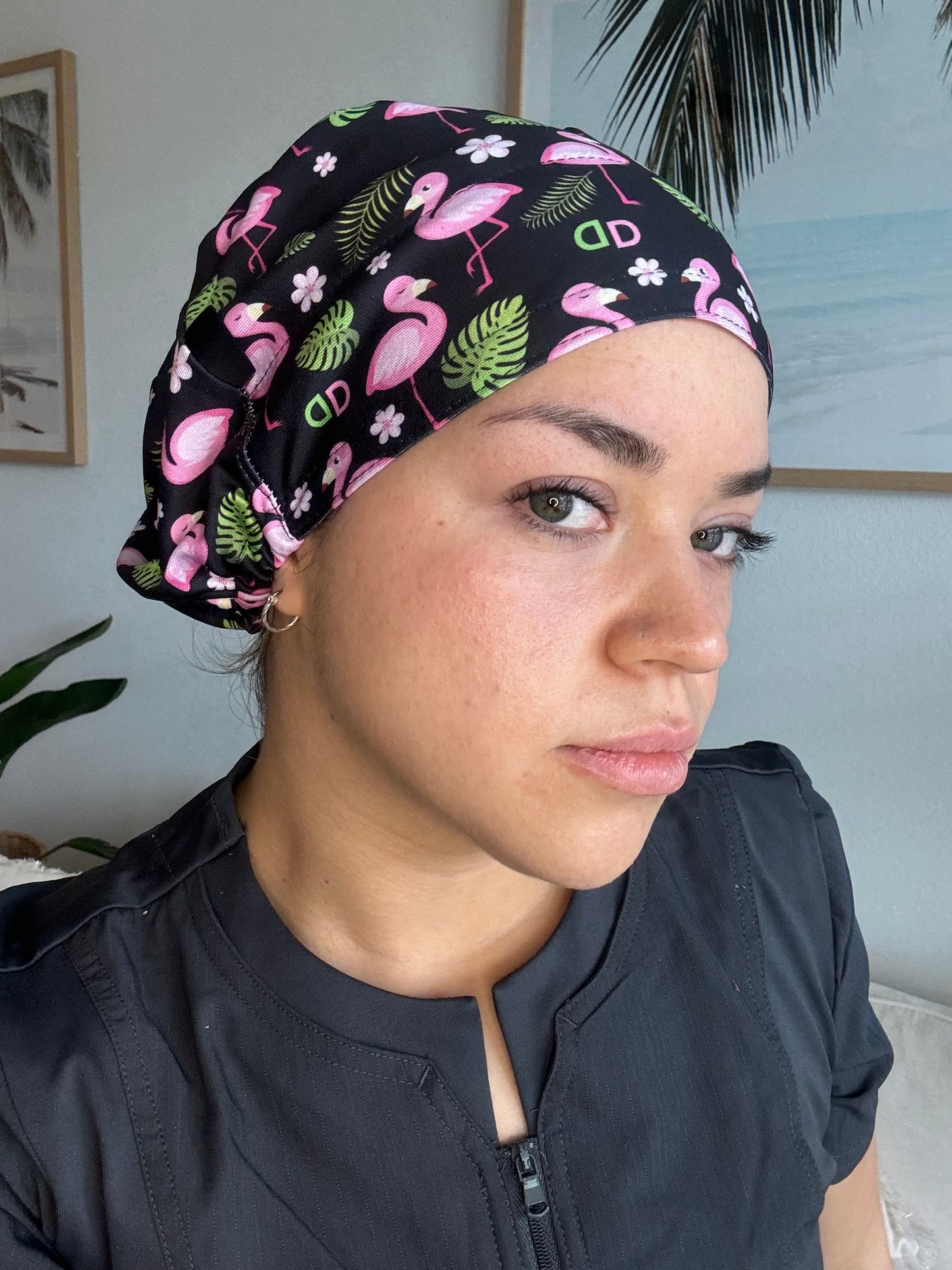 Scrub Hat - Flamingo