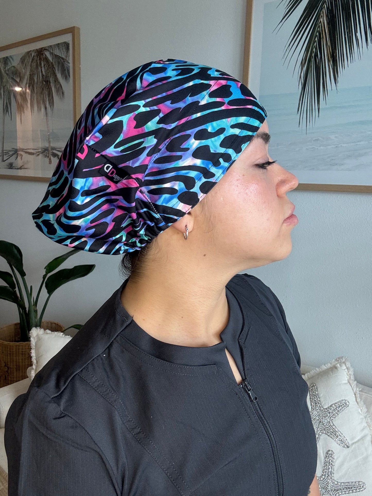 Scrub Hat - Zebra