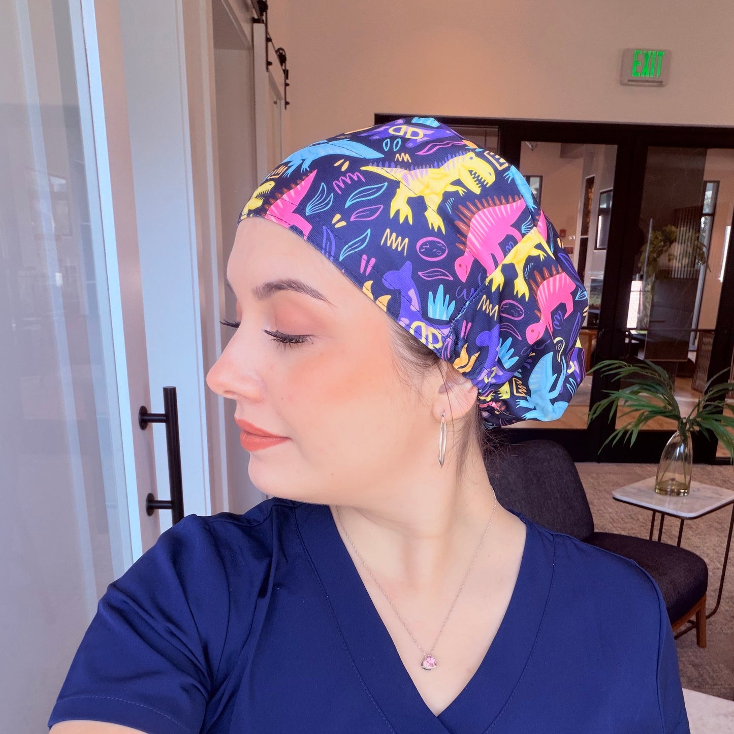 Scrub Hat - Colors Dinosaurs