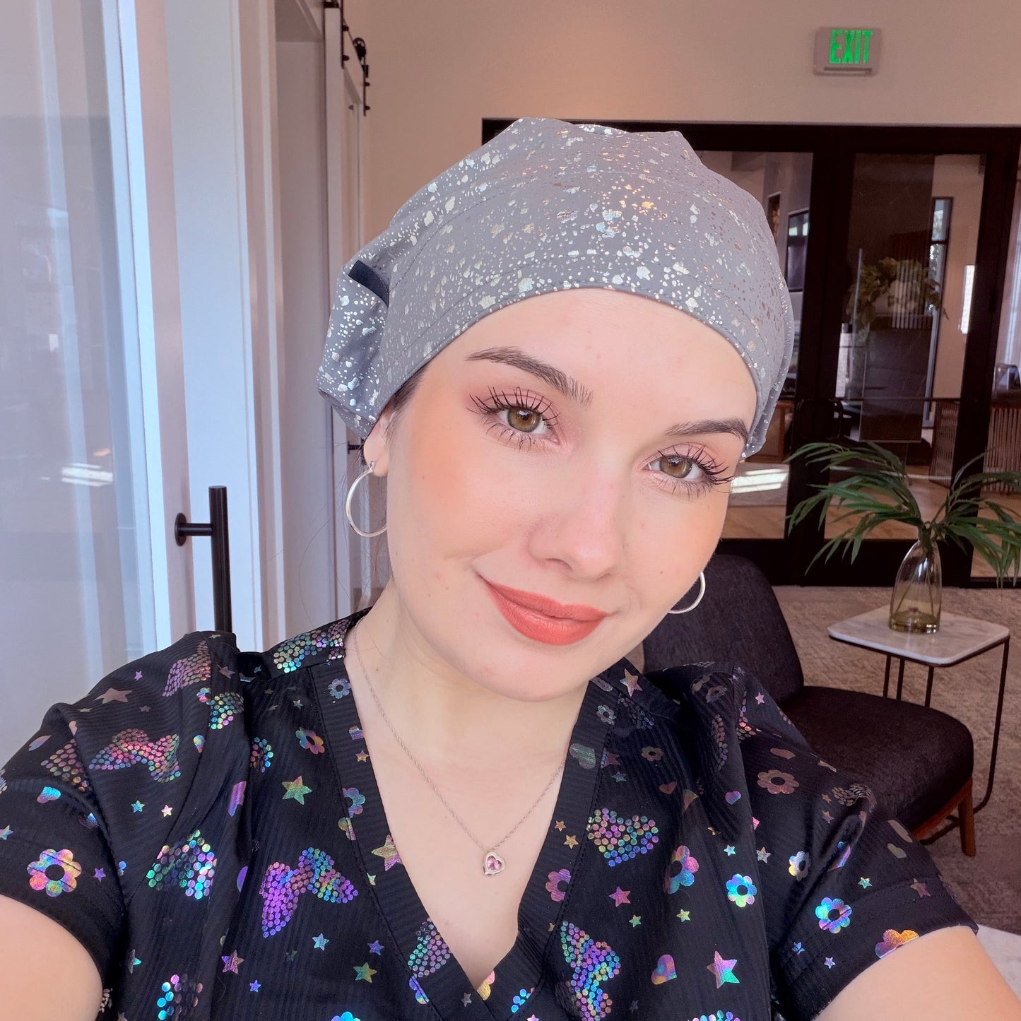 Scrub Hat - Flashes Glow