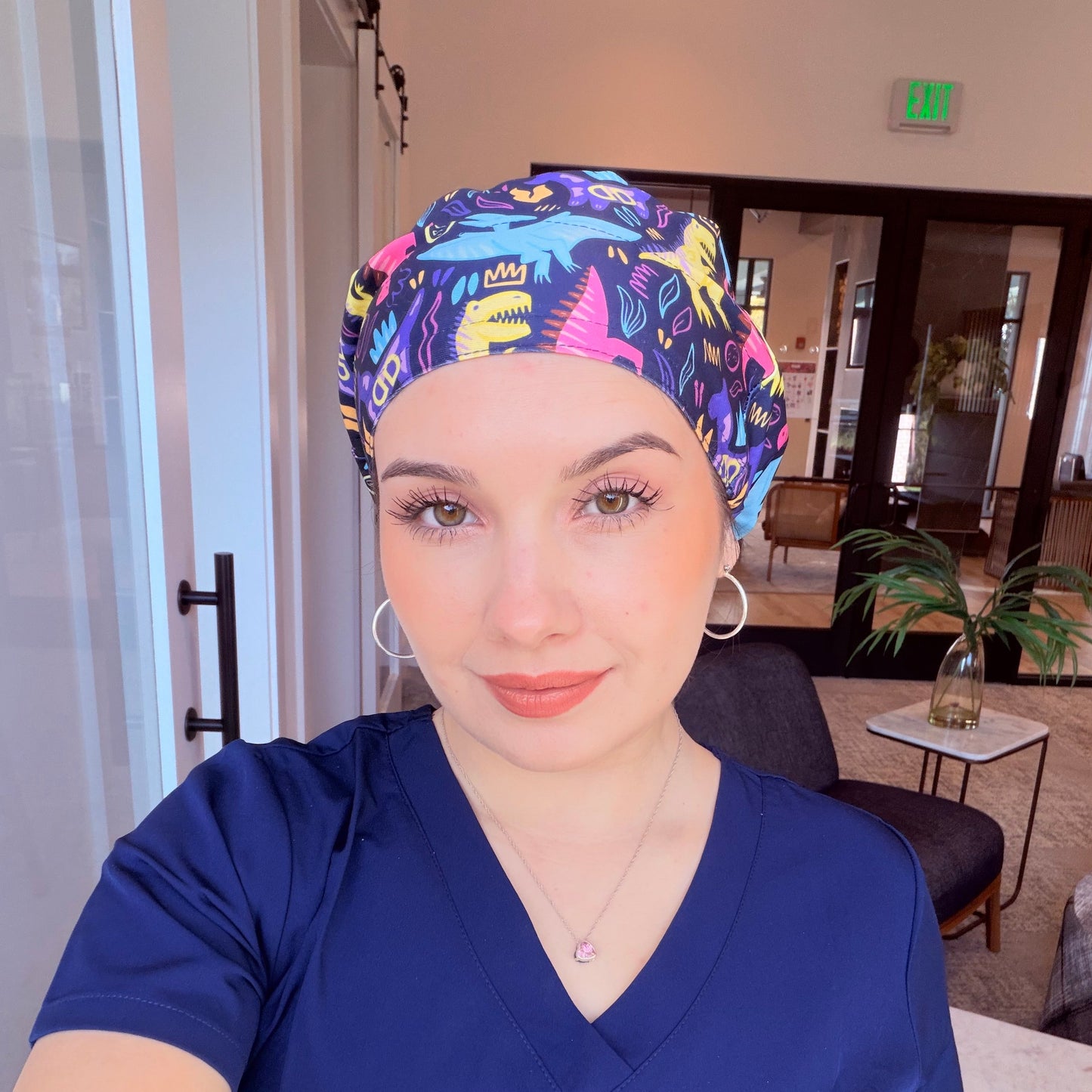 Scrub Hat - Colors Dinosaurs