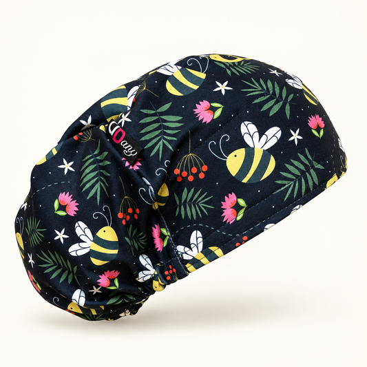 Bees | Anti-Slip Scrub Cap